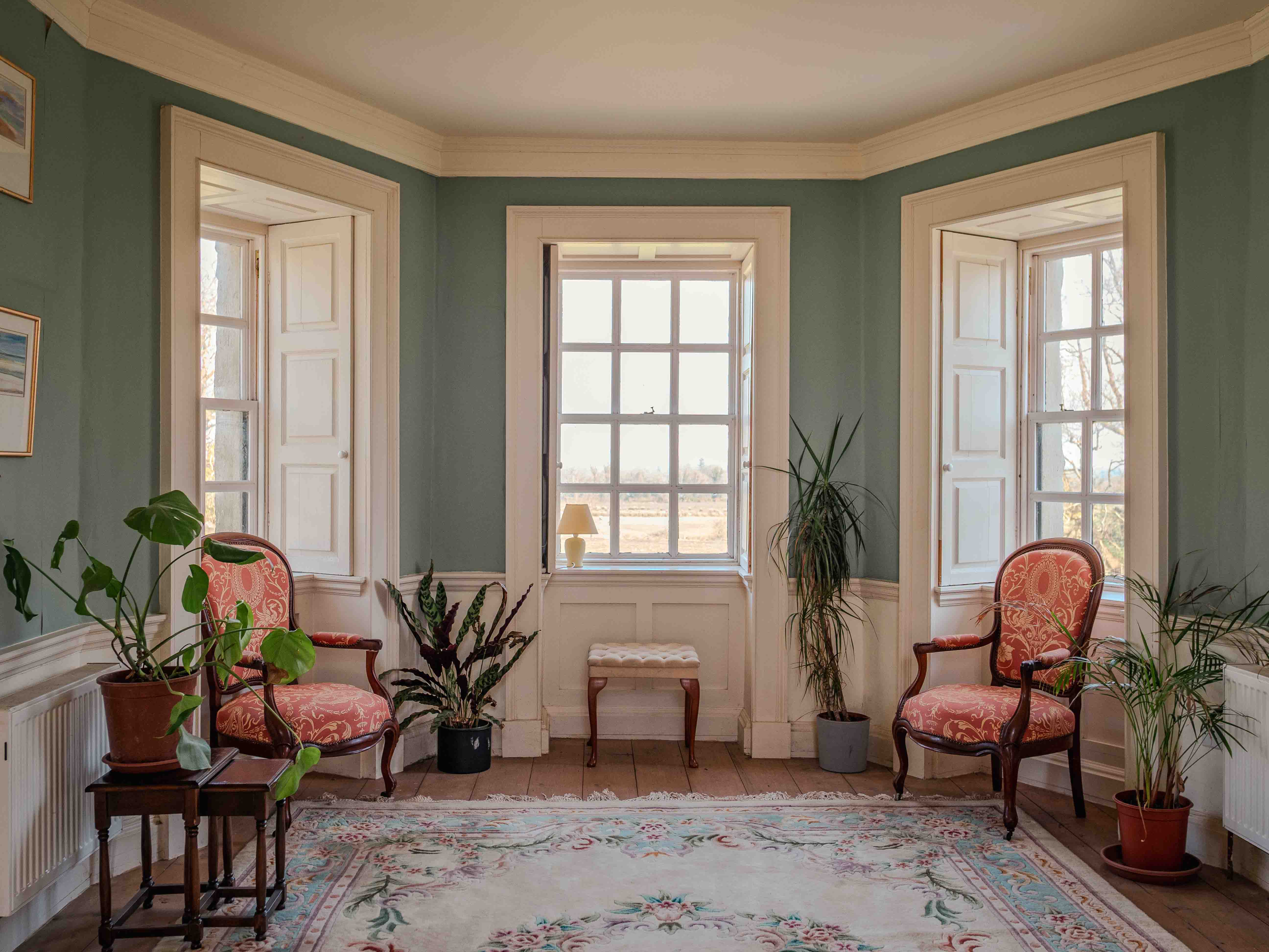 Manor house hallway