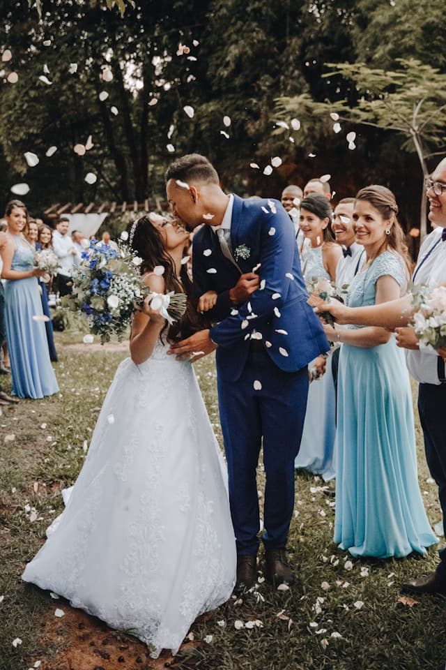A wedding on the lawn at Ballinderry Park